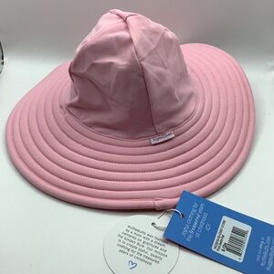 Ruffle Butts Youth Girls Pink Lightweight Full Coverage Sun Hat Sz 0-12